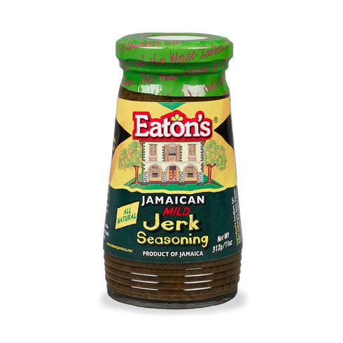 Eaton's Mild Jamaican Jerk Seasoning Easy to Use, Flavorful Caribbean Jerk Blend