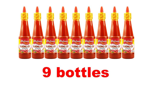 Cholimex 8.45 Oz (250ml) Pack 9 Hot Chili Sauce - Fl