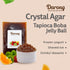 (1, 4.4 Darong Bubble Tea Toppings Crystal Agar & Coconut Jelly Varieties, Ready to Serve, Vegan, Gluten-Free pounds