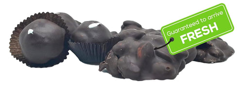 US Sweets Vegan Chocolate Almond Pack - Dark Chocolate Almond Clusters &