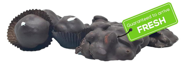 US Sweets Vegan Chocolate Almond Pack - Dark Chocolate Almond Clusters &
