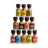 TILZ COLLECTION 12 Pack Set Spices Gift Essential Seasoning Collection with Spice Jars Kitchen Spice Rack Must-Have