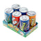 Soda Cans Fizzy Candy Six-Packs, 1 Count