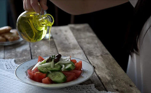 1000 33.8oz (1L) Ancient Foods Keros Organic Extra Virgin Olive Oil Cold Pressed Greek EVOO, High Polyphenol Olive Oil