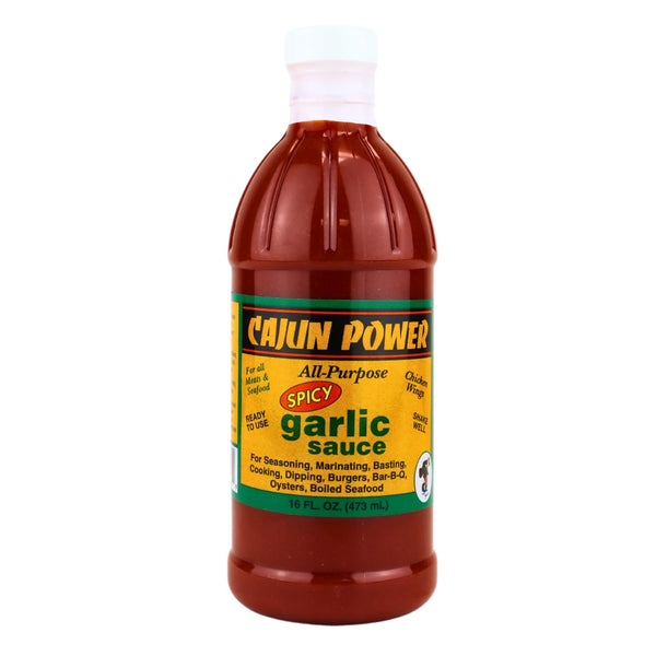 Cajun Power garlic sauce - Authentic Louisiana Flavor, Gourmet Cooking Sauce, Perfect