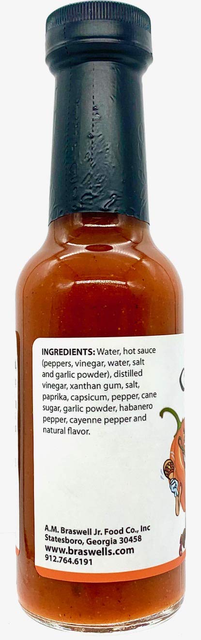 Braswell's Habanero Hot Sauce - Fire Roasted Flavor