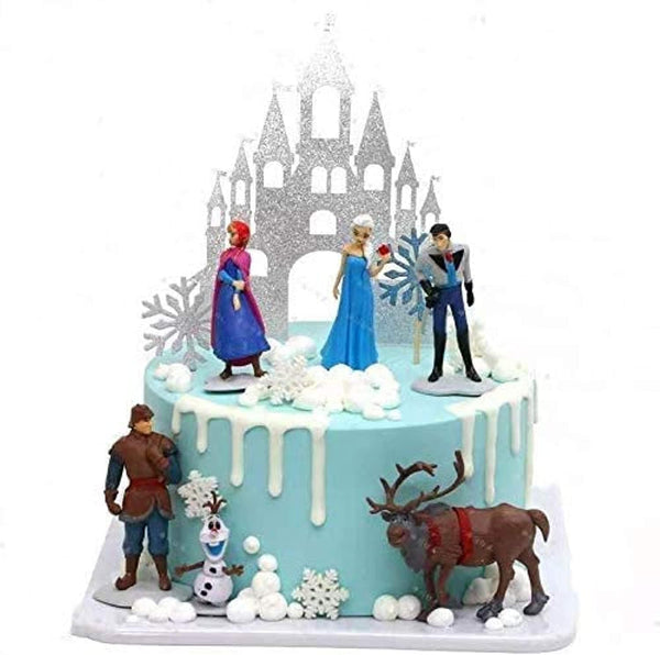 Frozen Cake Topper Figures Set - 6Pcs Frozen Cake Decorations for Birthday Party Supplier