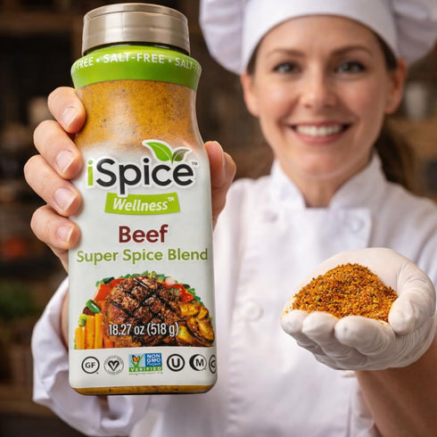 18.27 oz iSpice Blend| Beef Seasoning | | Mixed Spice & Seasoning | Bulk Size | Halal | Kosher