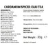 VAHDAM Cardamom Masala Chai Tea Bags (30 Count), Non-GMO, Gluten-Free, No Artificial Flavor, Blended with Exotic