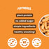 1.2 (Pack 12) Puffworks Original Organic Peanut Butter Puffs, Plant-Based Protein, Healthy Kid's Snack, Gluten