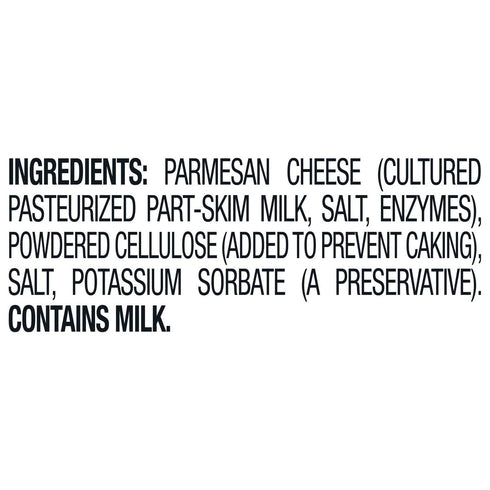 Generic 24 (1 Pack) Grated Parmesan Cheese, Ounce