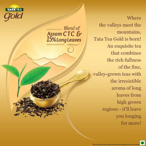 Tata 500 Tea Gold - Gms (From India)