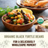 Fiber,1 lb (Pack 1) Mountain High Organics, Certified USDA Organic Dry Black Beans, Non-GMO, Vegan, Whole Dried Black