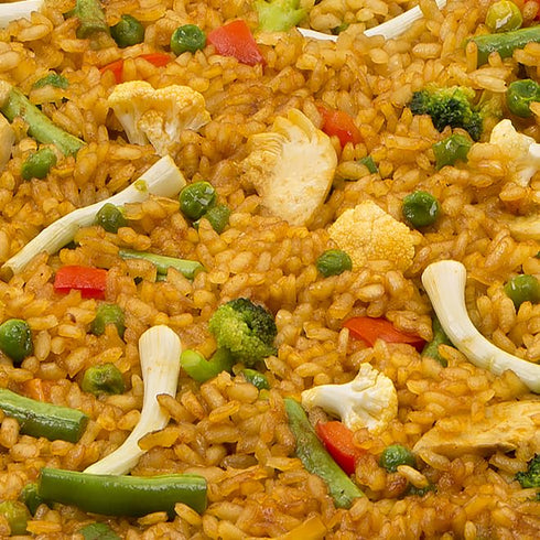 256g (9.03oz). Carmencita. Vegetable Paella Kit with Saffron.