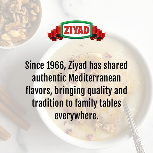 30 32oz Ziyad Premium Quality Farina Finely Ground, Smooth Wheat Cereal High Fiber, No Cholesterol/Salt