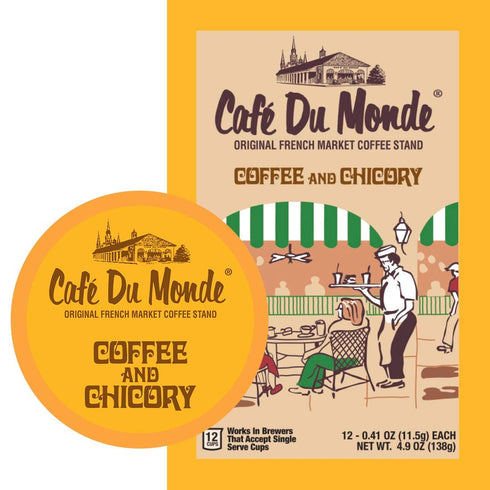 Cafe Du Monde 24 Coffee and Chicory Single Serve Cups