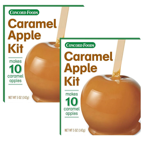 Concord Foods Caramel Apple Kit: Fall Favorite Treat - Indulge in Chewy