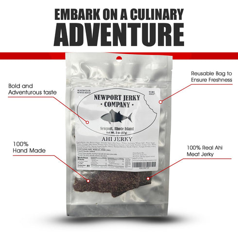 NEWPORT JERKY COMPANY Ahi Tuna Jerky by