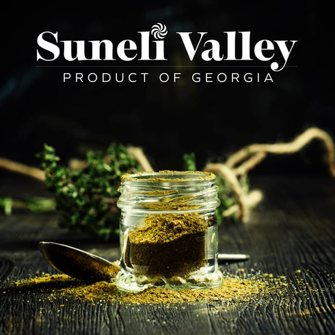 2.8oz (80g) 6-Pack Suneli Valley Khmeli Suneli | Premium Georgian-Style Seasoning | Aromatic Mix of Herbs and Spices |