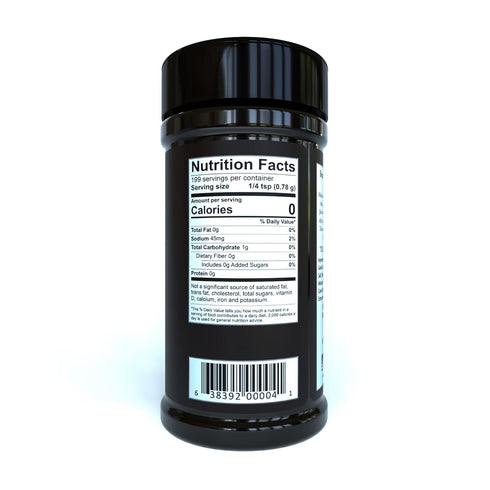 Bearded Butchers Black Blend Seasoning, 5.5 oz Shaker, Coffee & Molasses Flavor for Steaks, Gluten-Free