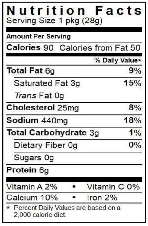 Packs 1oz (20 Count) Trail's Best Twin Beef and Cheese - Each