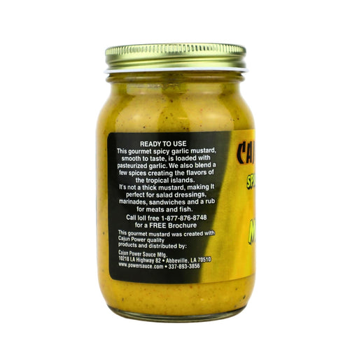 9fl oz Spicy Garlic Mustard by Cajun Power