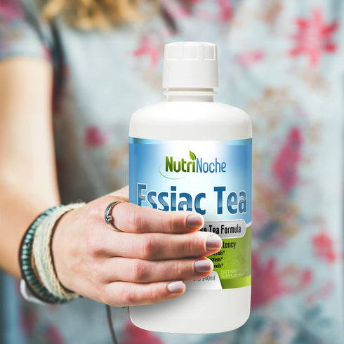 5-Herb 32oz (30-Day NutriNoche Essiac Tea - Supply) - Ready to Drink Botanical Tonic with Organic Cat's Claw, Burdock