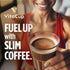 Smooth,100% 11oz VitaCup Slim Ground Coffee, Diet Support with Ginseng, Garcinia, B Vitamins, Medium Dark Roast, Bold