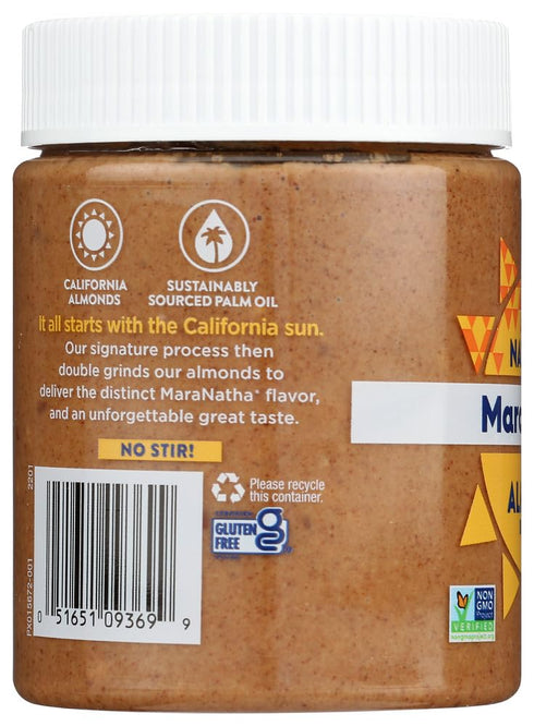 12 oz (Pack 3) MaraNatha All Natural Crunchy Almond Butter, No Stir