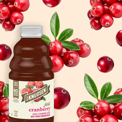 32 oz (Pack 1) R.W. Knudsen Cranberry Juice Not from Concentrate, fl