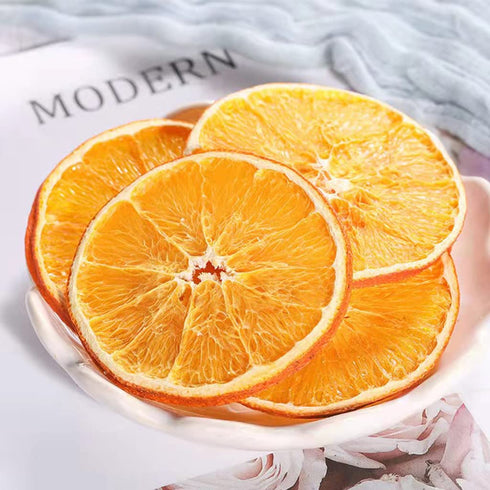JTEDZI 17.63oz(500g)) Dried Orange Slices, Dehydrated Orange Slices, Dried Citrus Slices, Dehydrated Fruit