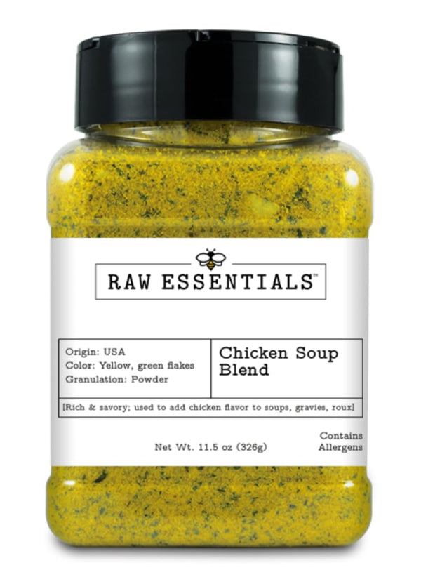 Raw Essentials Chicken Soup Blend - Robust, Savory Seasoning for Soup, Ramen,