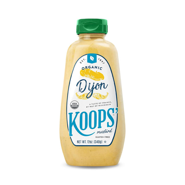 Koops, Mustard Dijon Organic, 12 Ounce