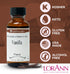 LorAnn Oils Super Strength Flavoring, Vanilla, 1 fl oz - Bold, Natural Flavors for Candy Making