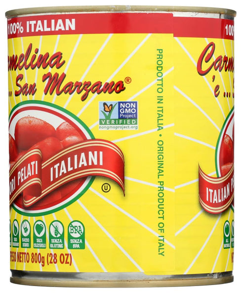 Carmelina 28-Ounce (Pack 6) Italian Whole Peeled Tomatoes in Puree