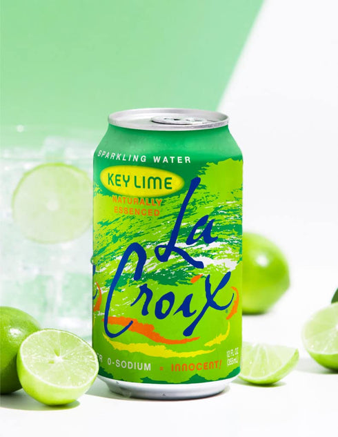 12 Oz, 12 Pack La Croix, Water Sparkling Key Lime, Fl