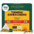 VAHDAM, Turmeric Ashwagandha Herbal Tea Bags (100 Count) Caffeine Free, Non GMO,