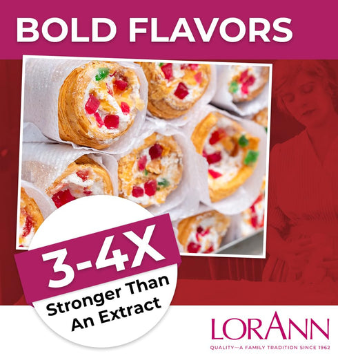 LorAnn Oils Super Strength Flavoring, Tutti Frutti, 0.125 fl oz - Bold Natural Flavors for Candy Making & Baking