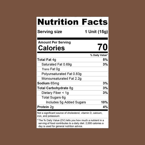 PASOKIN Cocoa Crunch Natural Peanut Butter Bites, Kosher, Gluten Free, Vegan Protein Snack, 20 Count