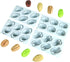 Ywmsfl Frozens Creative Pistachios Pecan Designs Silicone Ideal for Cake Chocolate and Treats Kitchen Baking Decorative