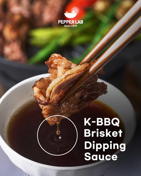 (10.93 oz 310 Pepper Lab Korean BBQ Dipping Sauce for Brisket & Steak Sweet Soy Umami Sauce for BBQ, Grilled Meat