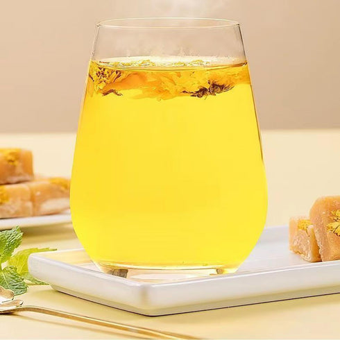 Aandiso 10.58 oz Dried Chrysanthemum Flowers Rock Sugar Tea Chrysanthemum Honey Flower Tea Sugar