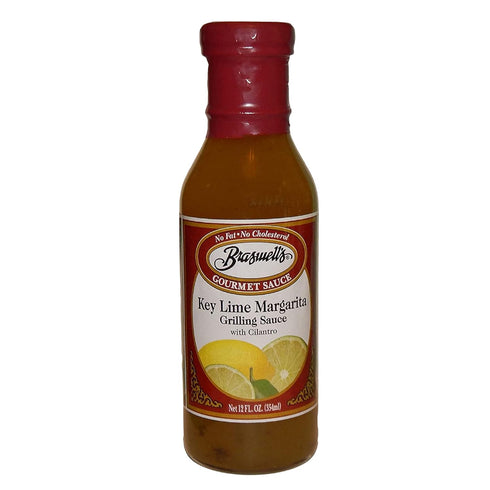 Braswells Key Lime Margarita Grilling Sauce - 12 Fluid Ounce with Cilantro