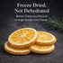 4oz (2025 FD Pantry Freeze Dried Orange Slices, Slices) USA-Grown Oranges, Crunchy Citrus for Cocktails, Tea, Baking