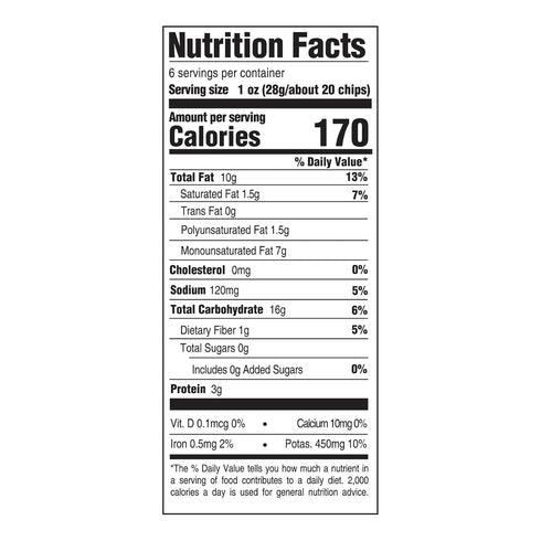 6 OZ Boulder Canyon Thin & Crispy Classic Sea Salt Potato Chips
