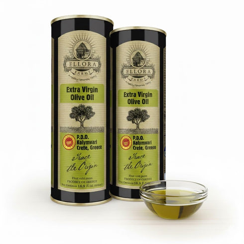 Ellora Farms, Single Estate Extra Virgin Olive Oil, PDO Crete, Greece, Traceable