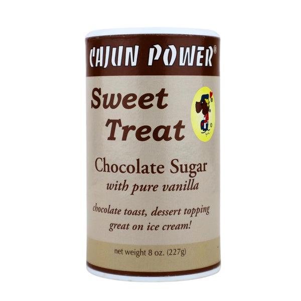 Cajun Power Sweet Treat Chocolate Sugar with Pure Vanilla 8oz