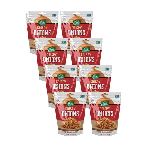 Fresh Gourmet Crispy Onions Snack and Salad Topper (3.5 Ounce (Pack of