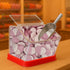 Munchique Gummies, (1 LB Swedish Candy Strawberry & Vanilla Heart Gelatin-Free & Vegan Godis Resealable Bag)