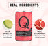 100 7.5 oz (Pack 24) Q SPARKLING GRAPEFRUIT with Real Grapefruits, Ideal for Cocktails & Mocktails- Made with Real